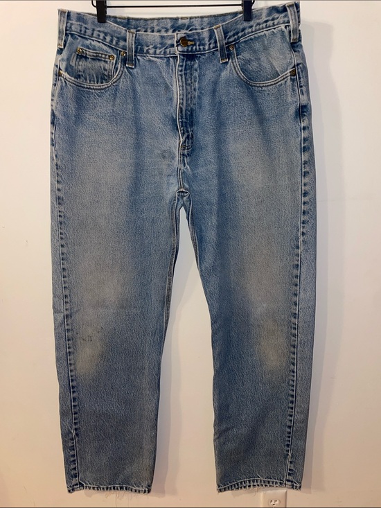Carhartt Other - Carhartt Men's Light Wash Straight Jeans Size 40x32